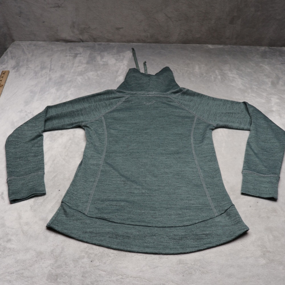 Kuhl Sweatshirt Womens Small Blue Lea Pullover Stretch Cowl Neck Thumbholes - Picture 8 of 12